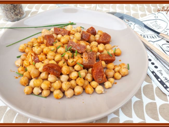 Pois chiches au chorizo (Thermomix)