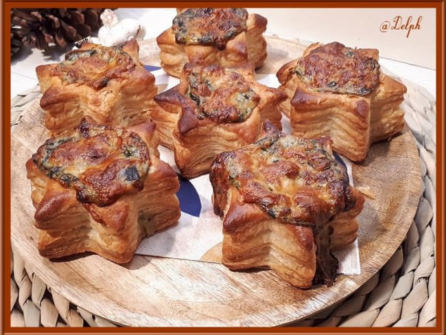 Bouchées feuilletées à la forestière