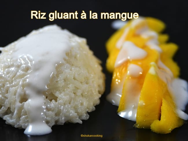 Riz gluant à la mangue