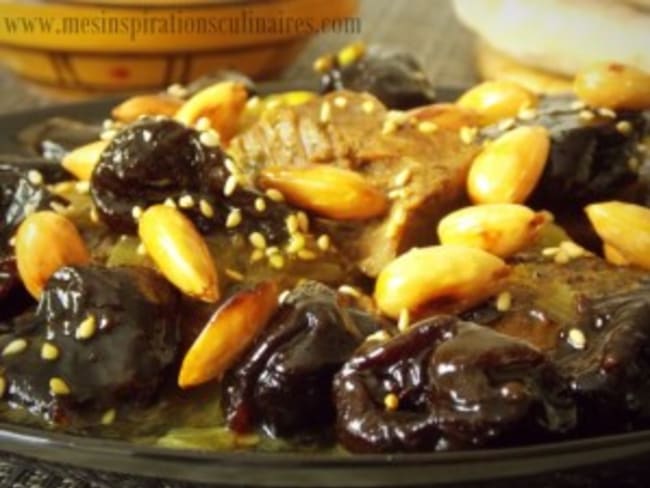 Tajine hlou aux pruneaux plat sucre sale