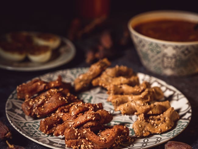 Chebakia marocaine - Version saine avec cuisson au four