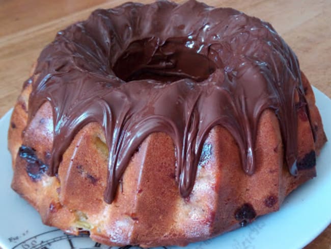 Le bundt cake banane chocolat