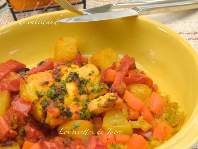 Tajine de cabillaud