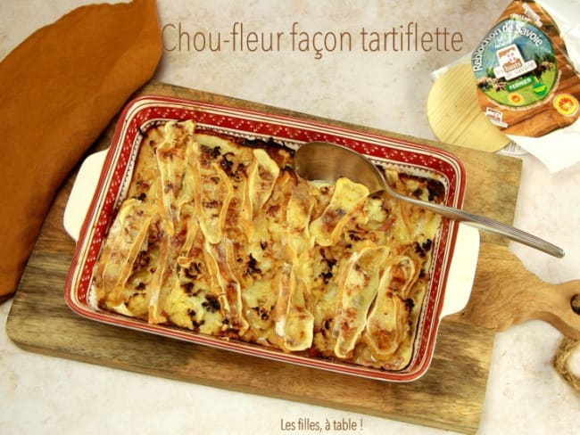 Chou-fleur façon tartiflette