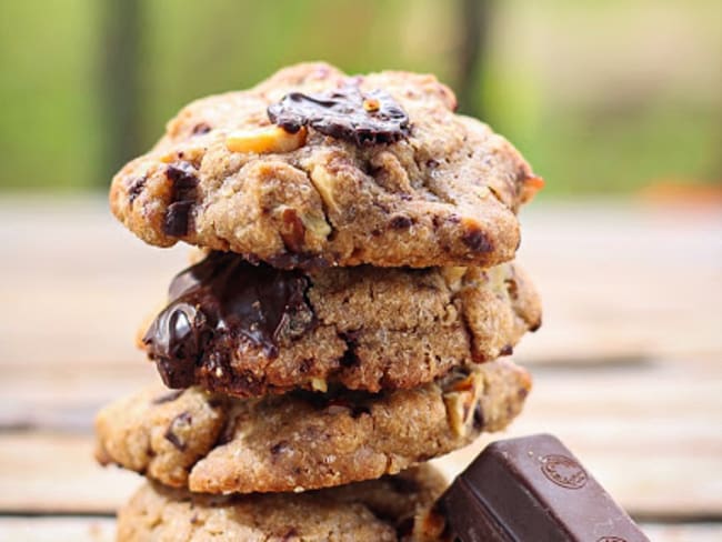 Cookies noisettes et noix de pécan