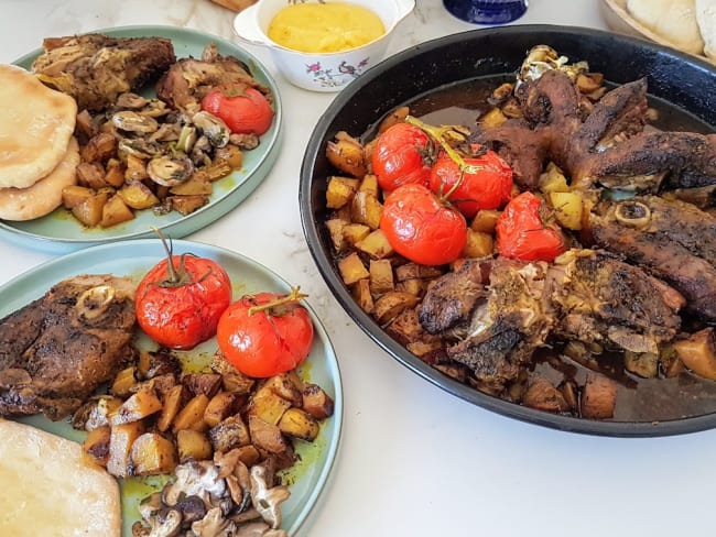 Shawarma d'agneau (gigot d'agneau) de Yotam Ottolenghi