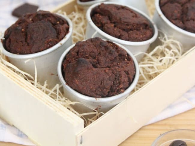 Muffins au chocolat et cerises amarena