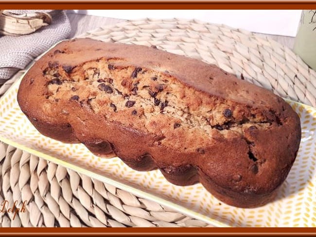 Cake banane chocolat