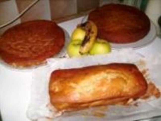 Gâteau Pommes / Bananes