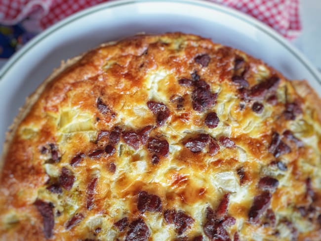 Quiche aux endives et lardons