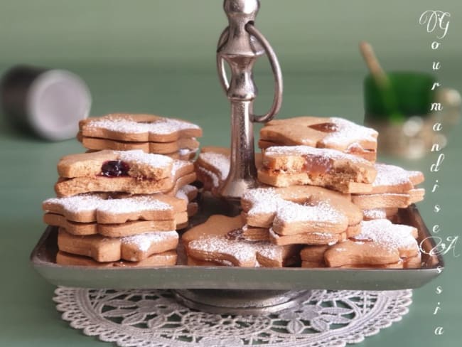 Sablés à la farine torréfiée au bon goût de noisette.