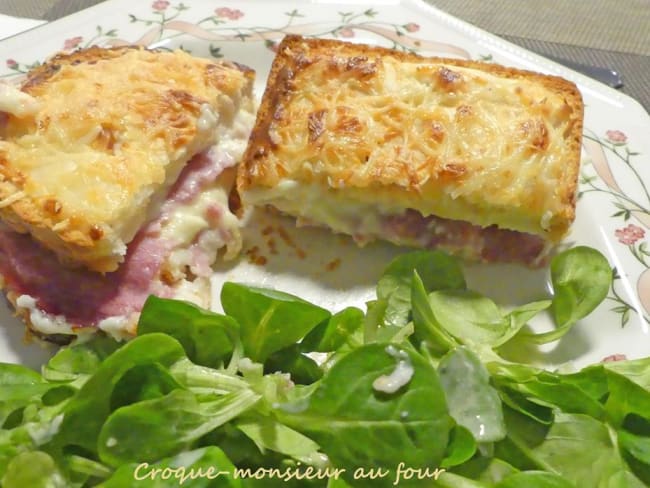 Croque-monsieur au four