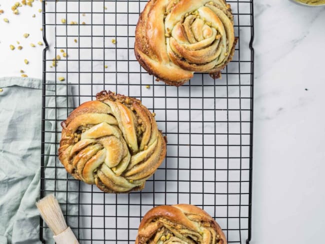 Babka à la pistache et fleur d'oranger