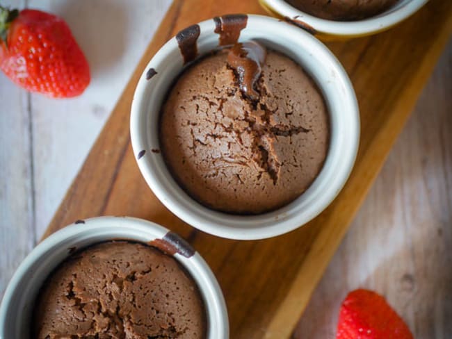 Moelleux au chocolat pour utiliser les jaunes d'oeufs