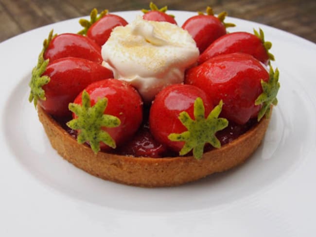 Fraises au sucre d'après le Chef François Perret