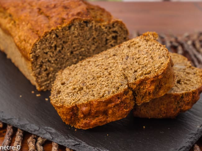 Banana bread aux trois farines