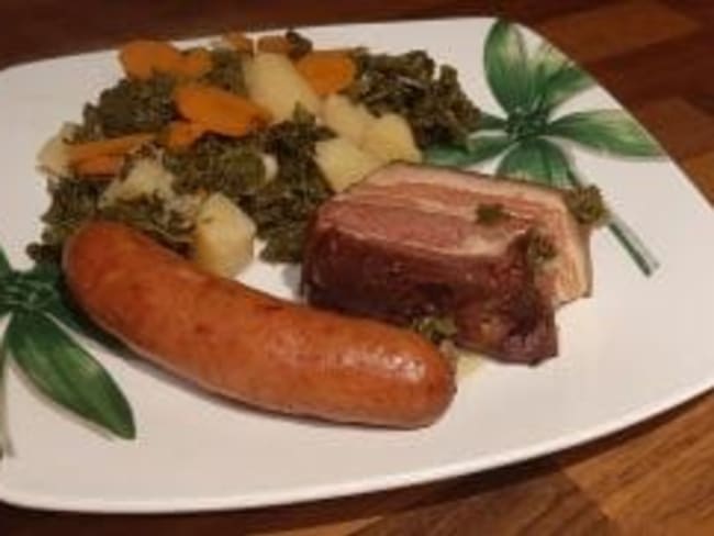 Recette potée au chou Kale. Recette originale de chou