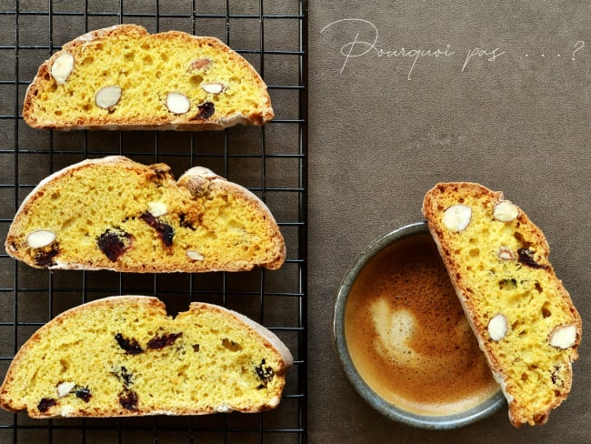 Cantucci amandes et canneberges séchées