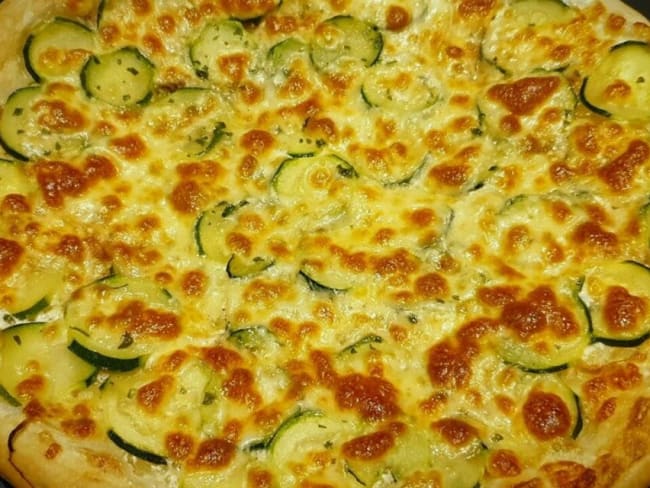 Tarte à la courgette et mozzarella