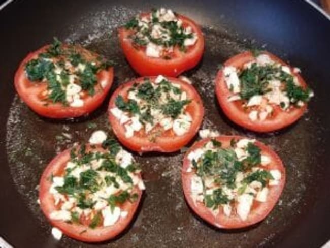 Tomates provençales à la poêle