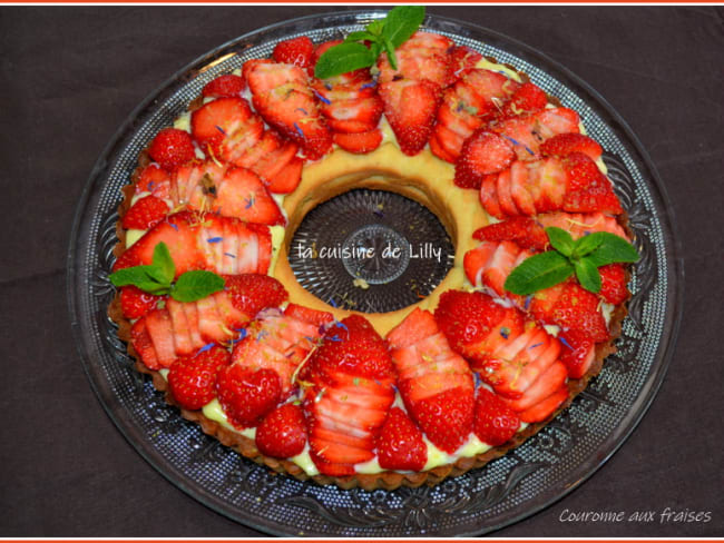 Couronne aux fraises