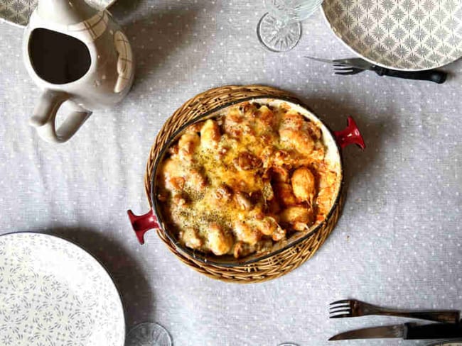 Quenelles de semoule gratinées healthy