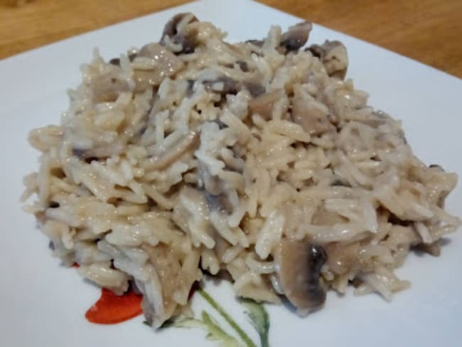 Le risotto aux champignons