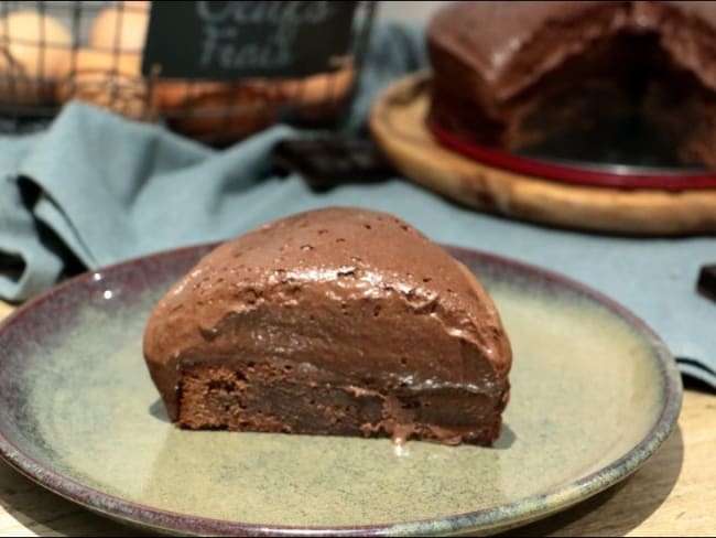 Gâteau mousse au chocolat très gourmand