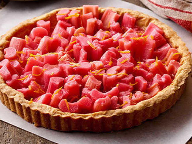 Tarte à la rhubarbe facile