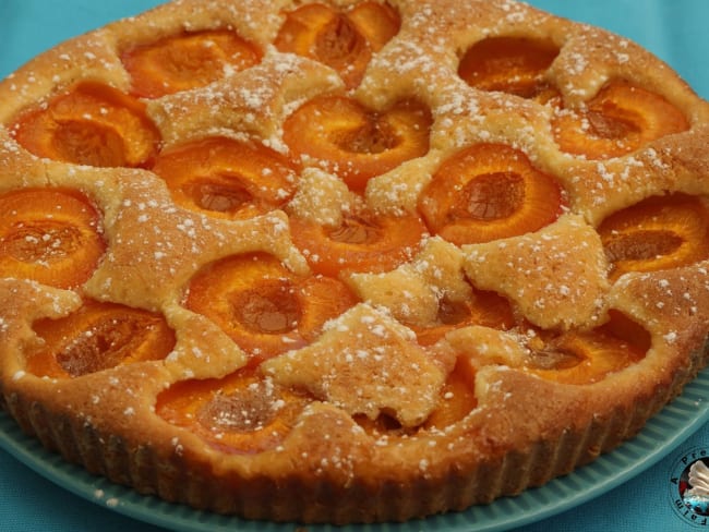 Tarte lorraine sans pâte aux abricots