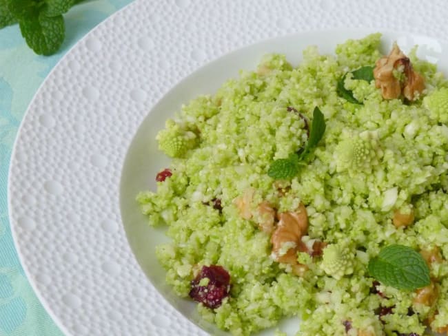 Taboulé de chou romanesco