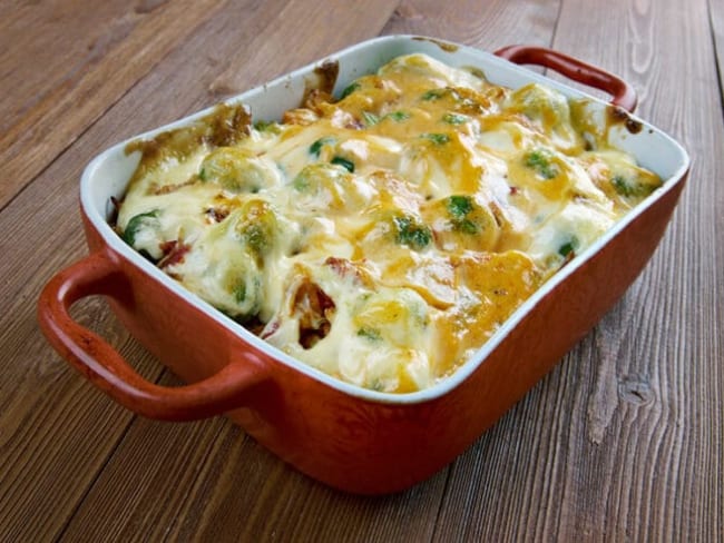 Gratin de poulet aux légumes