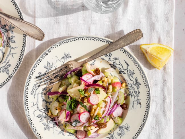 Salade crémeuse de céleri et pommes