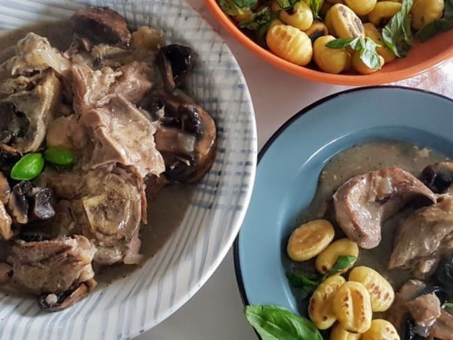 Tendrons de veau à la sauge et au jus de citron