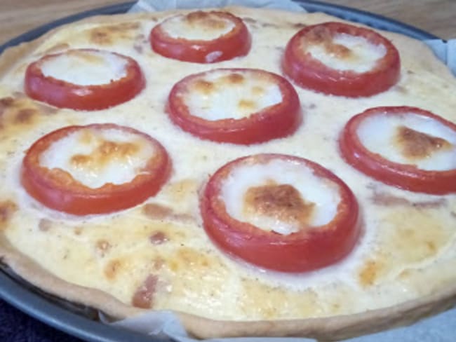 La tarte tomate mozza