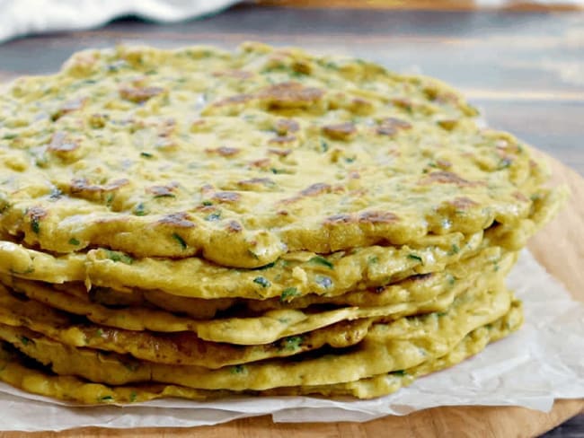 Pains aux courgettes à la poêle