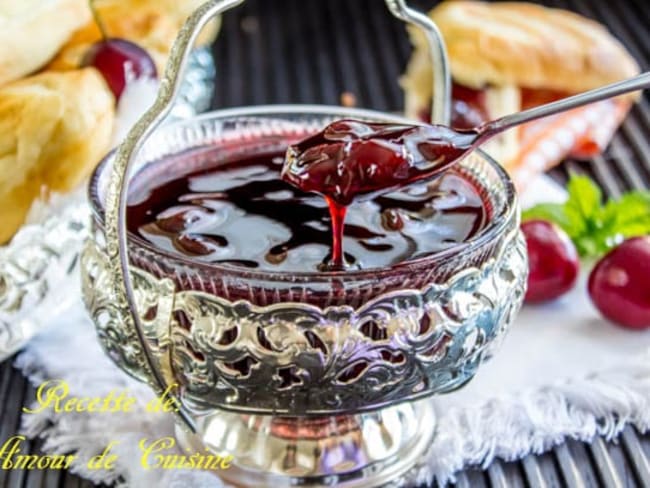 Confiture de cerises