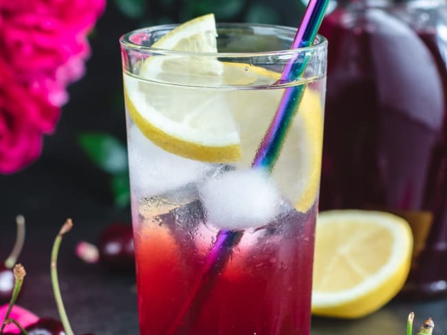 recette de base: sirop de cerises