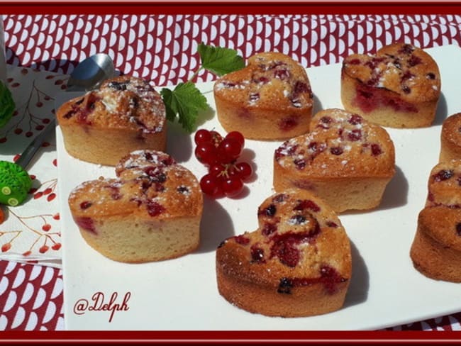 Financiers aux groseilles