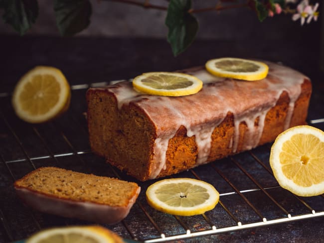 Gâteau moelleux au citron et graines de chia