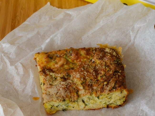 Frittata moelleuse aux courgettes