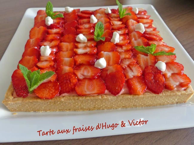 Tarte aux fraises d'Hugo & Victor