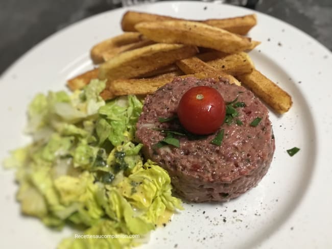 Tartare de boeuf fait maison aux saveurs thaï