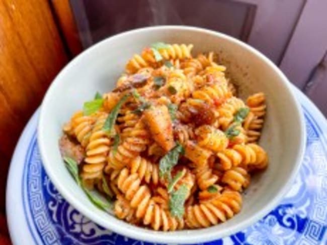 Fusilli aux aubergines