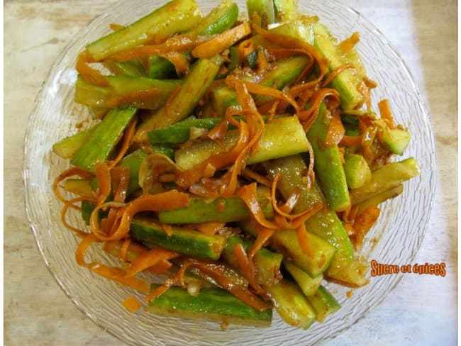 Salade de concombre à la coréenne