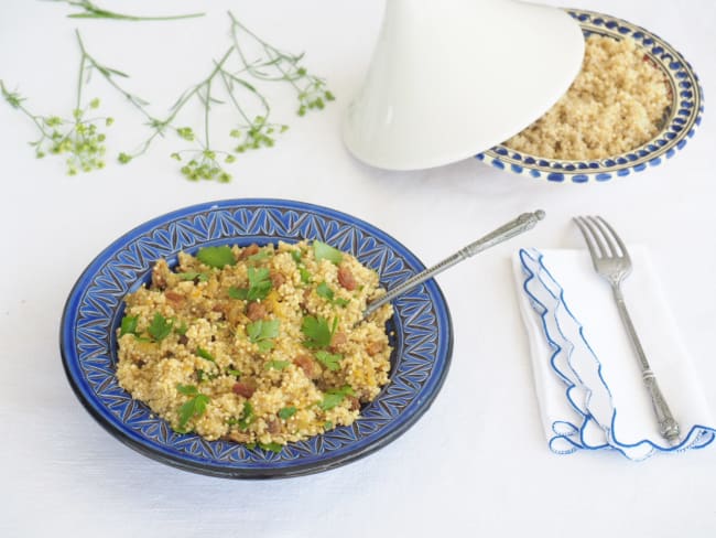 Salade de quinoa aux oignons confits