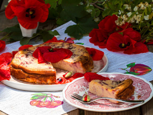 Coquelicake, le cheese cake aux coquelicots