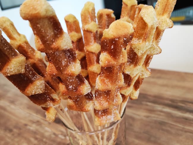 Chu’ffles moitié churros et moitié gaufre