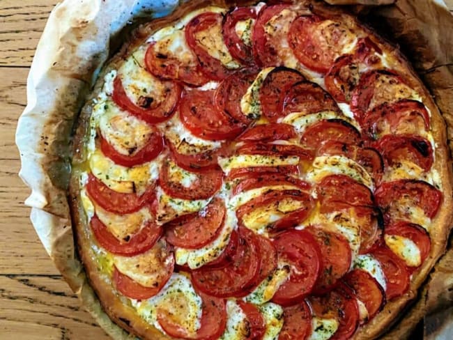 Tarte tomate Mozzarella