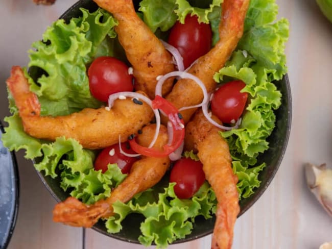 Beignets de crevettes pour un apéro dinatoire